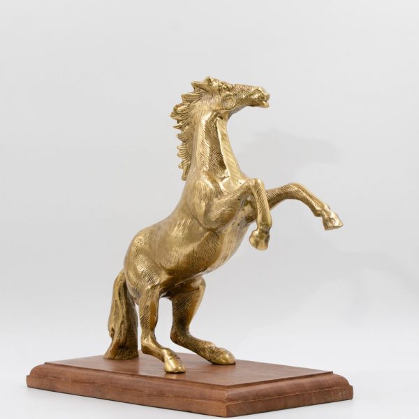 Brass Golden Horse right front