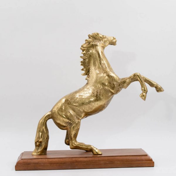 Brass Golden Horse right