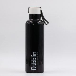 Black water bottle
